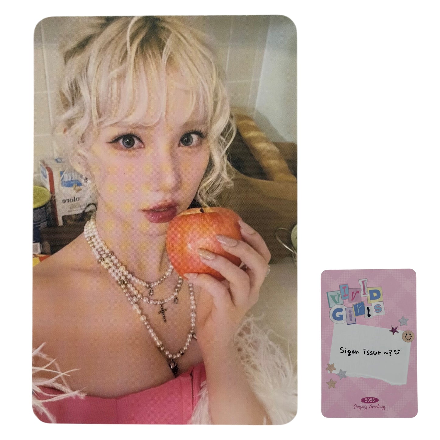 VIVIZ EUNHA 2026 Season’s Greetings Vivid Girls Photocard 01