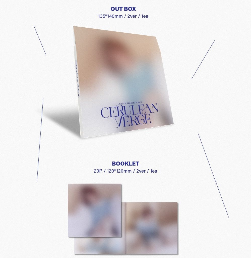 WENDY – 3rd Mini [Cerulean Verge] (Digipack Ver. B) CD + Photobook + Photocard