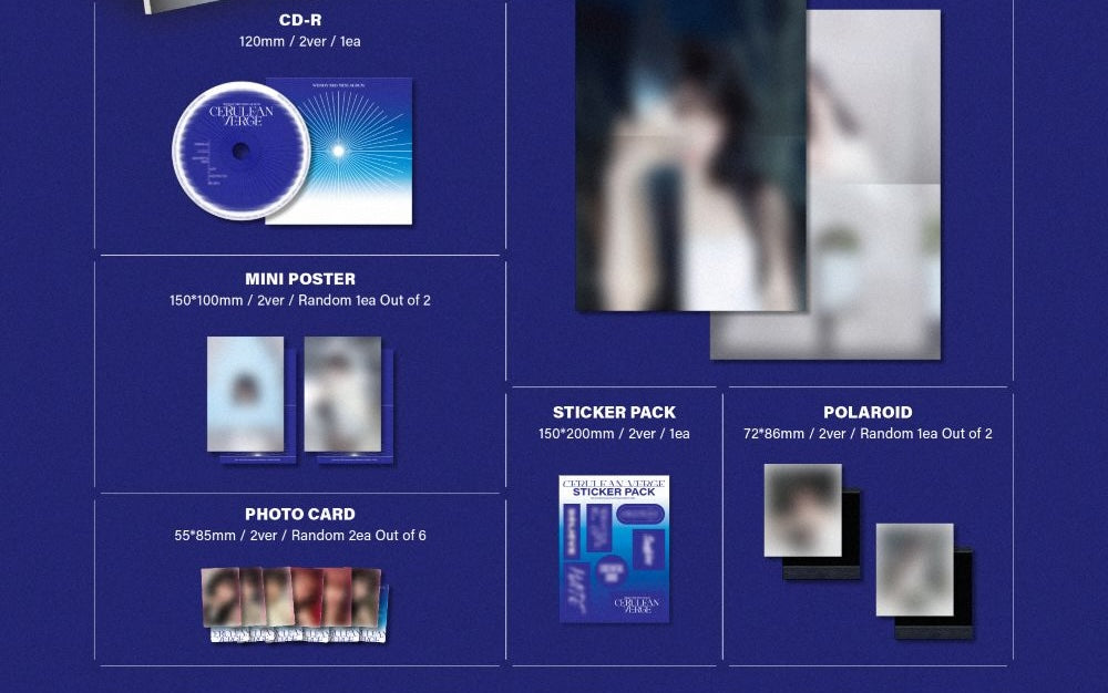 WENDY – 3rd Mini [Cerulean Verge] (Photobook Ver. A) CD + Photobook + Photocard