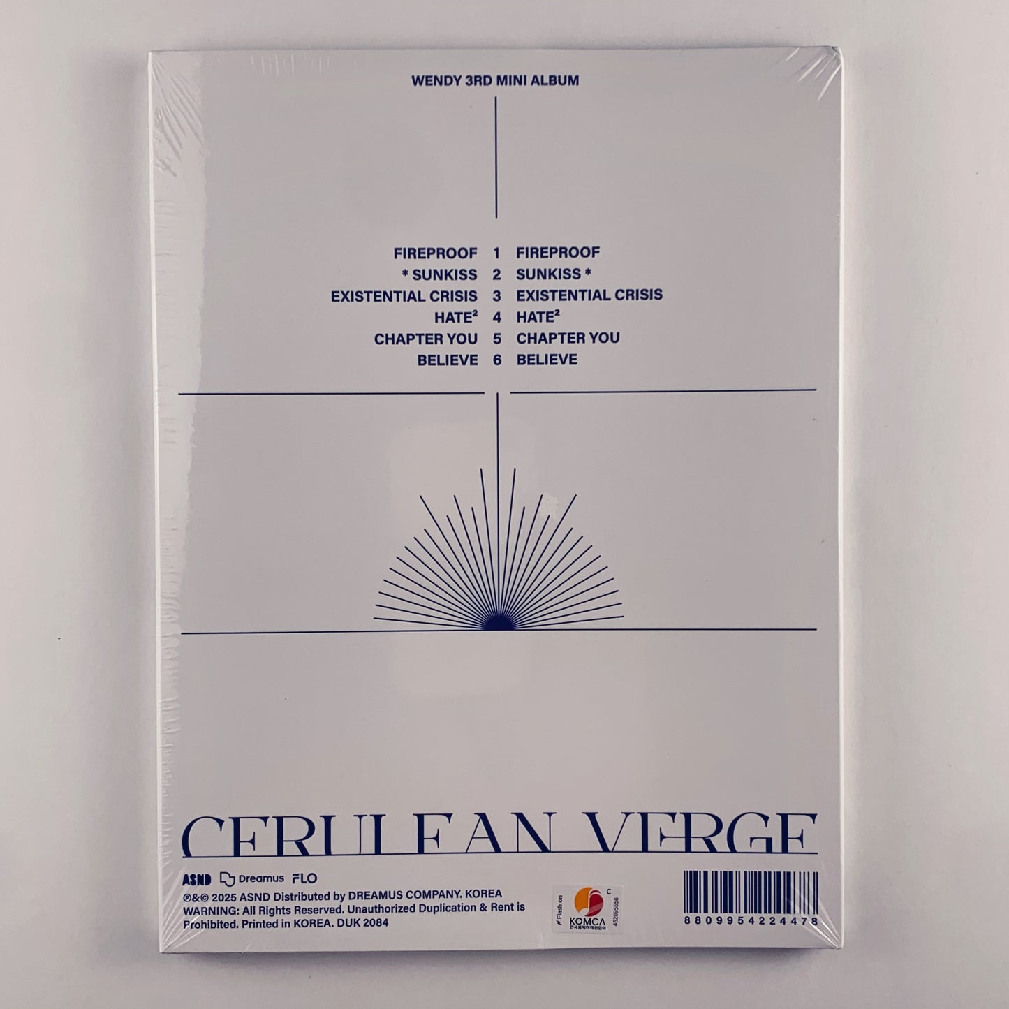 WENDY – 3rd Mini [Cerulean Verge] (Photobook Ver. A) CD + Photobook + Photocard