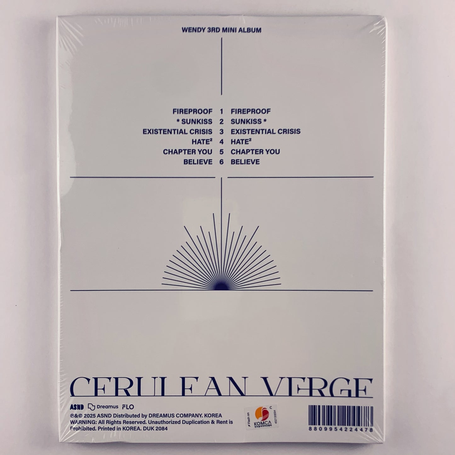 WENDY – 3rd Mini [Cerulean Verge] (Photobook Ver. B) CD + Photobook + Photocard