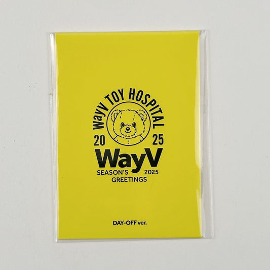 WayV 2025 Season’s Greetings Official Random Trading Card Set (2PC) Day-Off ver.
