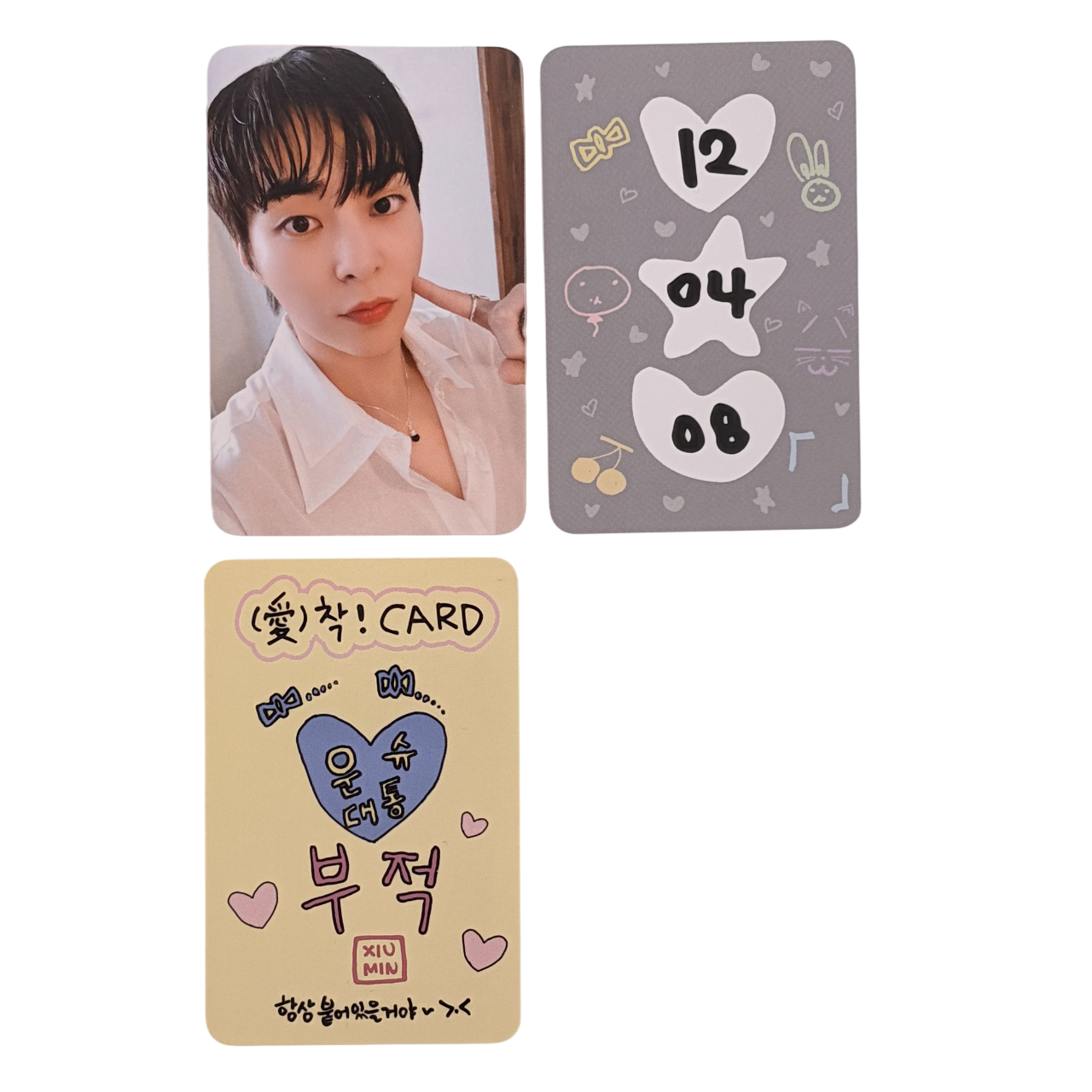 Official EXO 12th Anniversary Lucky Card Set - Xiumin (SMtown MD)