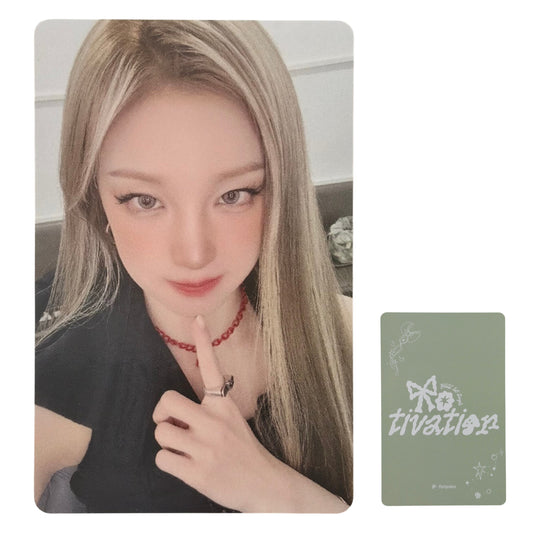 (G)I-DLE YUQI Official Fanplee Photocard 01