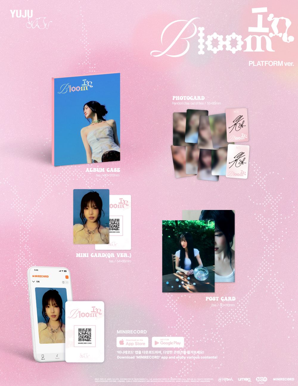YUJU 3rd Mini Album [In Bloom] Platform Ver.
