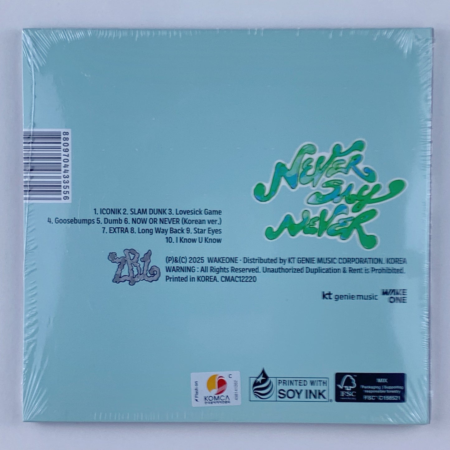 ZEROBASEONE (ZB1) – 1st Full [NEVER SAY NEVER] (DIGIPACK Ver. / Han Yujin)