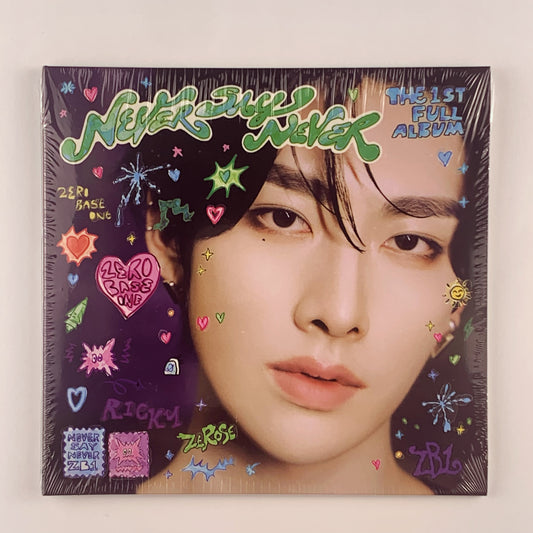 ZEROBASEONE (ZB1) – 1st Full [NEVER SAY NEVER] (DIGIPACK Ver. / Ricky)