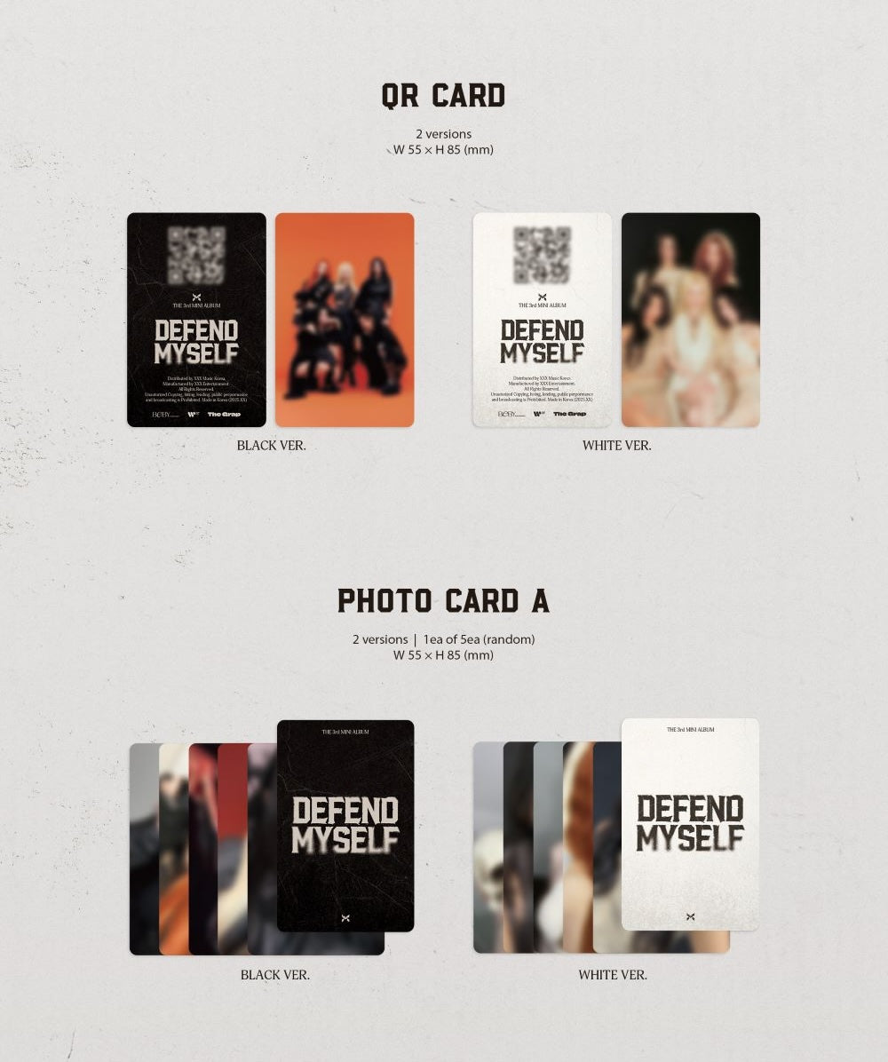 X:IN 3rd Mini Album - Defend Myself [Photobook Platform Ver.] WHITE