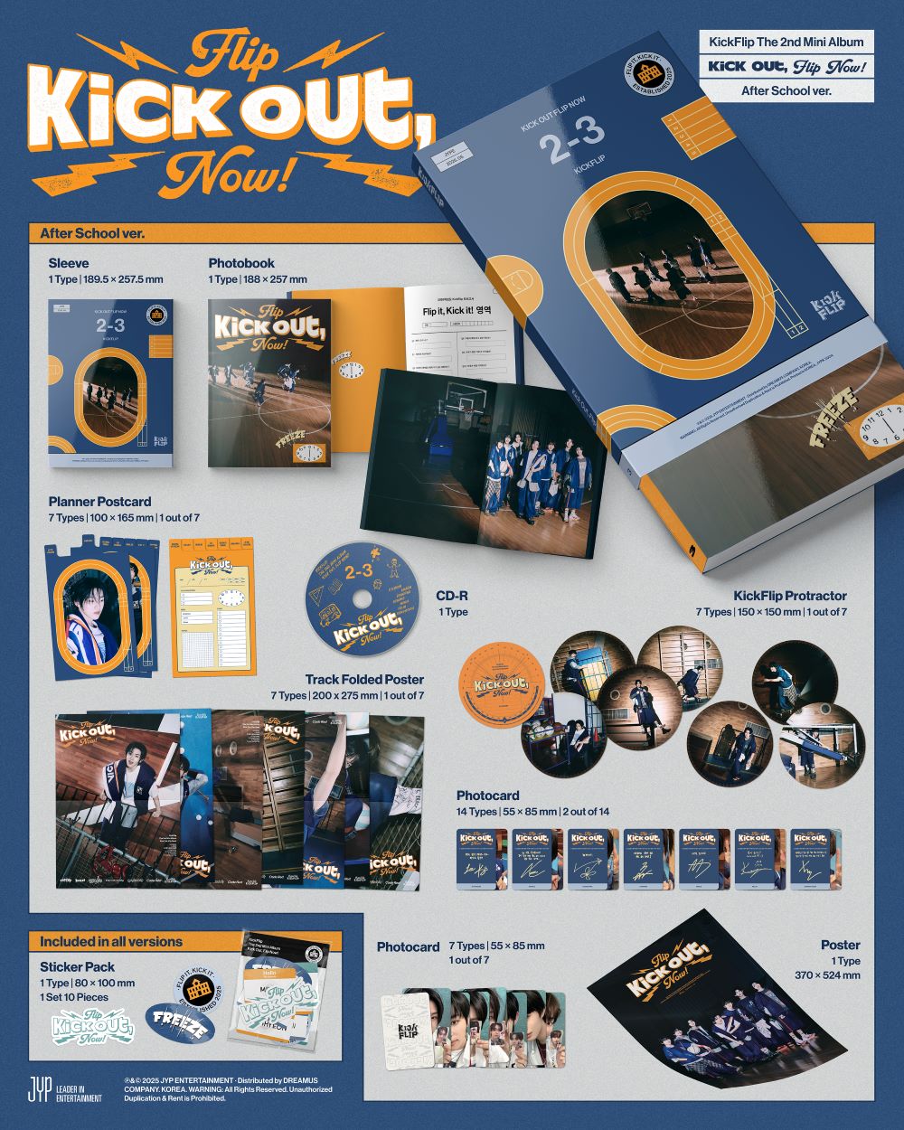 KickFlip – Kick Out, Flip Now! [After School Ver.] | KPOP Album – Photobook, Photocards, Index Paper